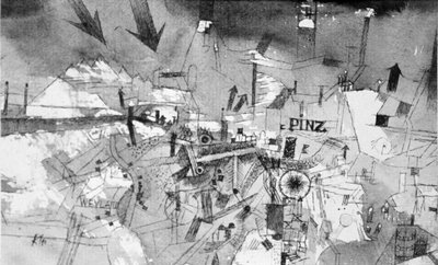 View of the Severely Threatened City of Pinz by Paul Klee